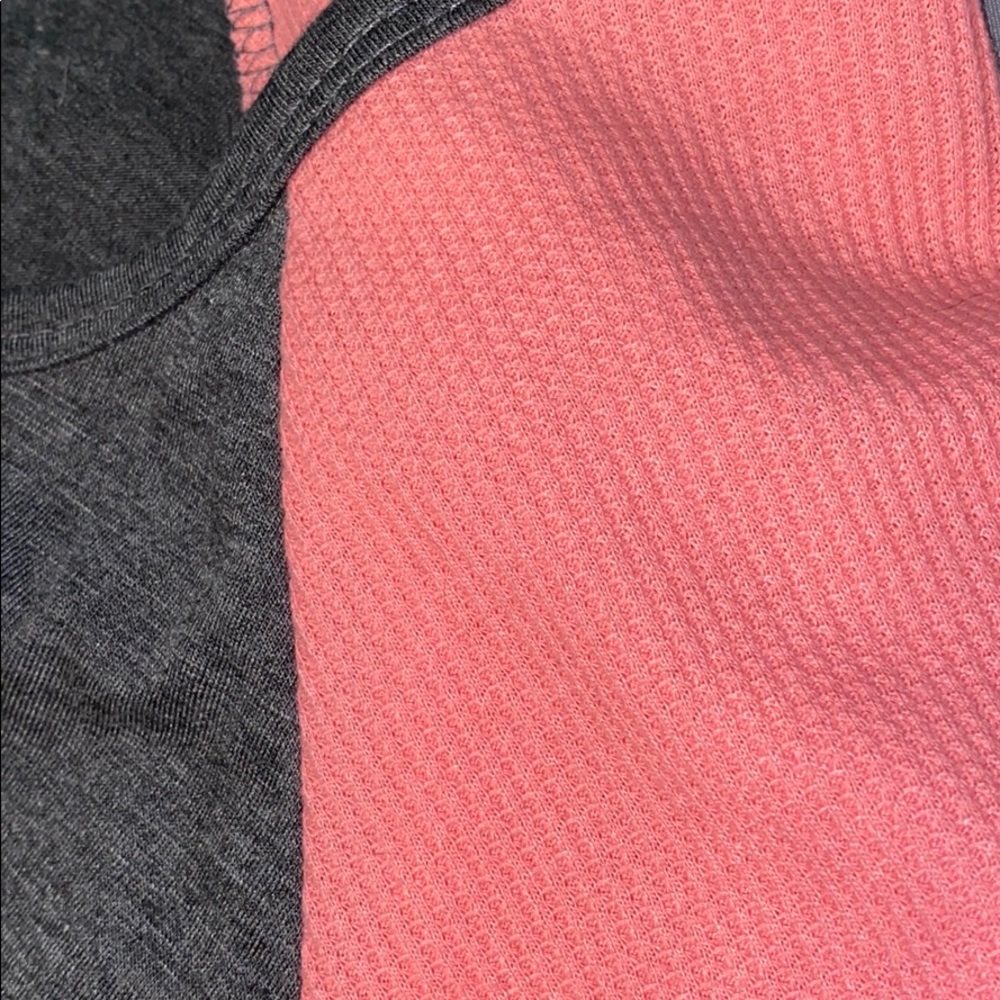 Gray and Pink Rue21 Baseball Style Top - Picture 4 of 4